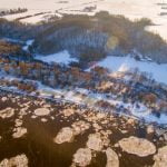 Narkūnų piliakalnio antras priešpilis. Nuotrauka: ©lietuvosgamta.lt