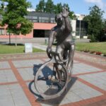 Dviratininko skulptūra. Nuotrauka: ©ignalina.info