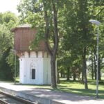 Ignalinos geležinkelio stoties vandentiekio bokštas. Nuotrauka: ©ignalina.info