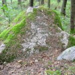 Vabalių akmuo su dubeniu