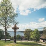 Skulptūros Šv. Juozapo parapinės bažnyčios kieme. Nuotrauka: ©ignalina.info