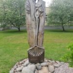 Skulptūra Č.Kudabаi. Nuotrauka: ©ignalina.info