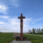 Kryžius, žymintis istorinę Lietuvos ir Lenkijos demarkacinę liniją. Nuotrauka: ©ignalina.info