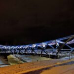 Pėsčiųjų - dviračių tiltas Jonavoje. Nuotrauka: ©jonavatic.lt