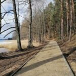Pėsčiųjų-dviračių takas palei Lūšių ežerą. Nuotrauka: ©ignalina.info