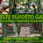 DILGĖLIŲ PLUOŠTO GAMYBA / virvelių vijimas, praktinis jų panaudojimas. Nuotrauka: visitjoniskis.lt