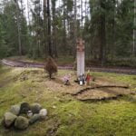 Partizanų žūties vietos paminklas. Nuotrauka: ©ignalina.info