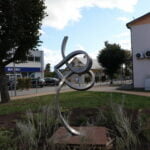 Skulptūra ,,Širdis". Nuotrauka: ©ignalina.info