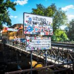 Užupio tiltas ir pasienio punktas. Nuotrauka: ©govilnius.lt