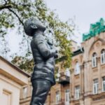 Romain Gary skulptūra. Nuotrauka: ©govilnius.lt