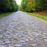 Senasis kelio Vilnius-Kaunas grindinys